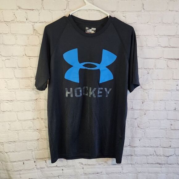 Mend Under Armour heatgear "Hockey" shirt, size Medium - Picture 1 of 3